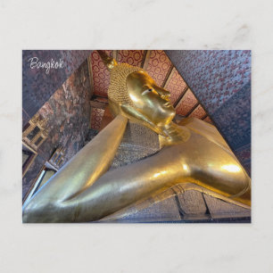 Carte Postale wat pho bouddha inclinable