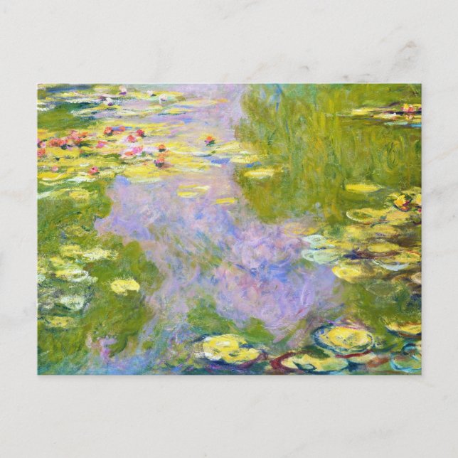 Carte Postale Water Lilies, 1919 Claude Monet (Devant)