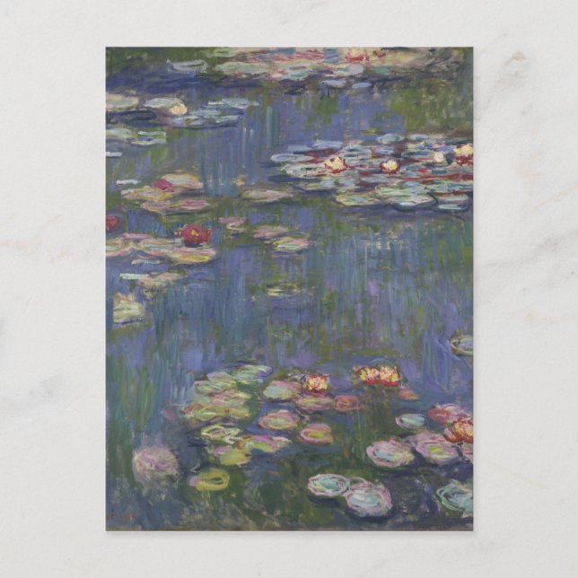 Carte Postale Water Lilies by Claude Monet (Devant)