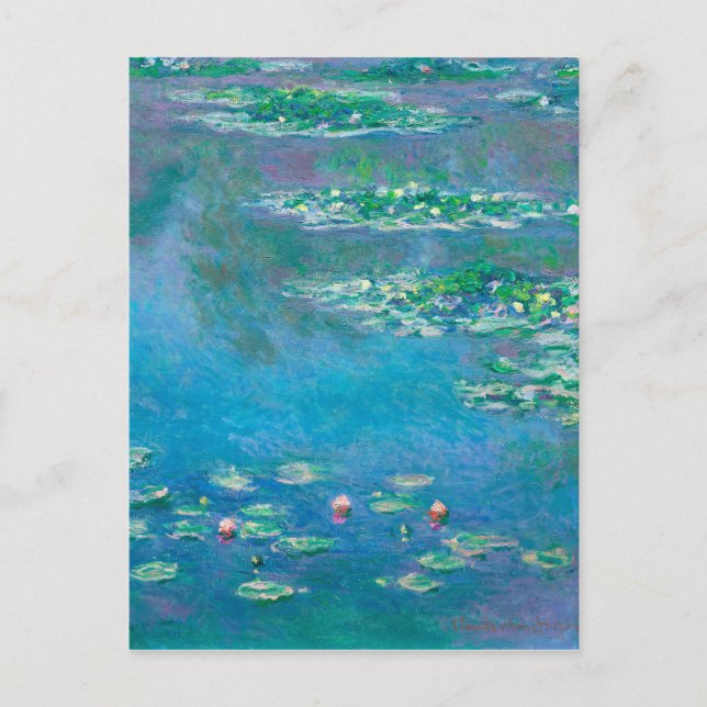 Carte Postale Water Lilies by Claude Monet (Devant)