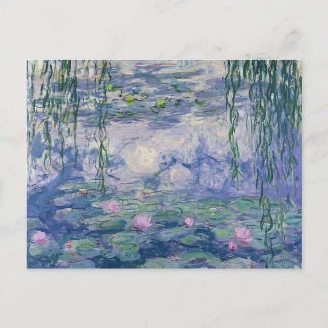 Carte Postale Water Lilies Series by Monet Postcard (Devant)