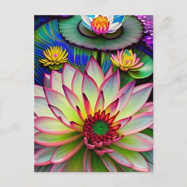 Carte postale Water Lily (Devant)