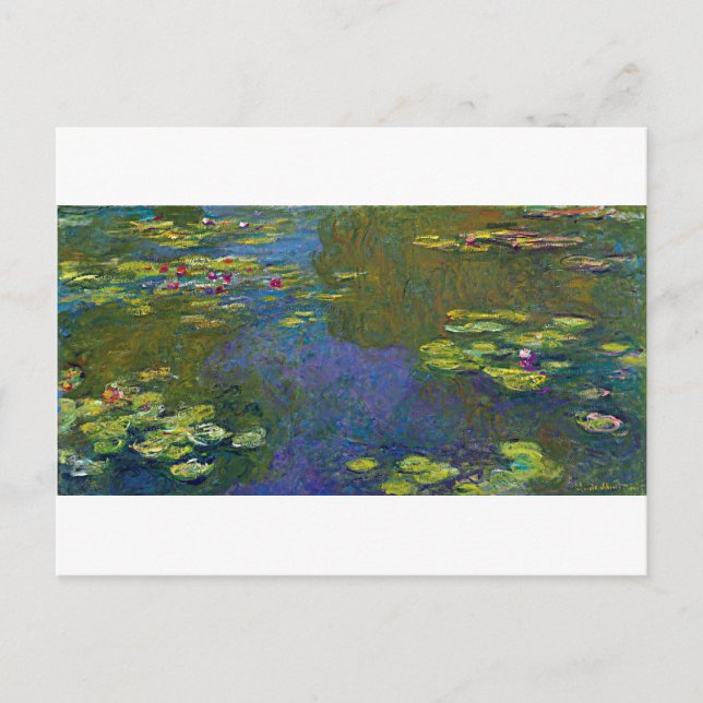 Carte Postale Water Lily Pond à Giverny, Claude Monet (Devant)