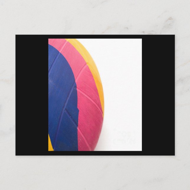 Carte Postale Water Polo Ball Natation Compétition Athlète (Devant)