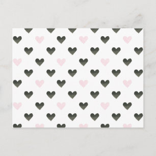 Carte Postale Watercolor   Girl Power Pattern I