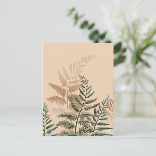 Carte Postale Watercolor Trees 4 (Debout devant)