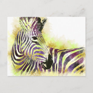 Carte Postale Watercolor Zeba