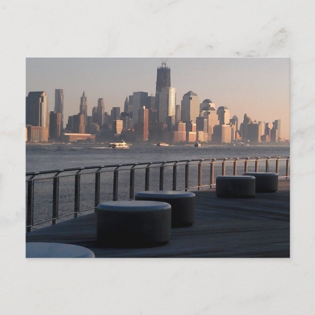 Carte Postale Waterfront, Hoboken, N.J. (Devant)