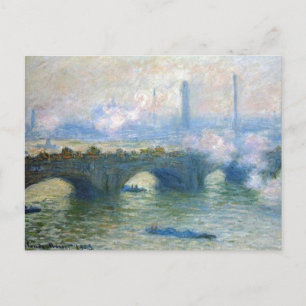 Carte Postale Waterloo Bridge London, Monet