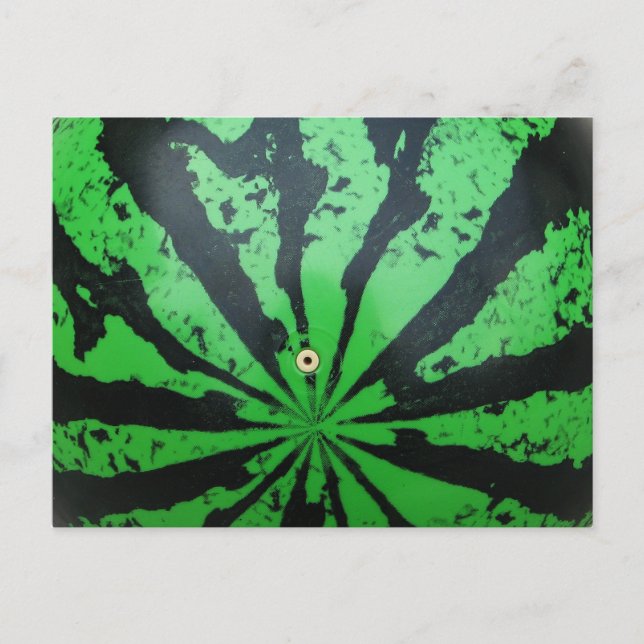 Carte Postale Watermelon Football / Soccer Ball (Devant)