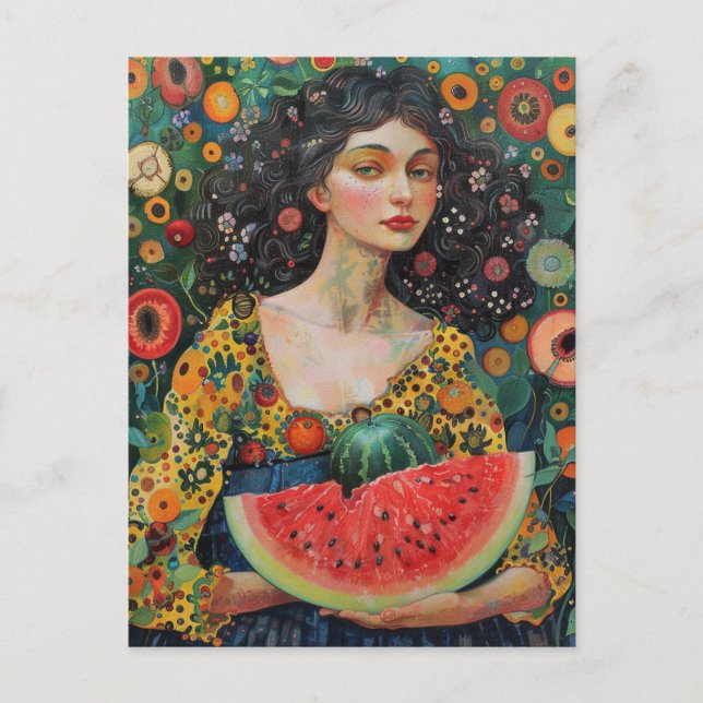 Carte Postale Watermelon Joy (Devant)