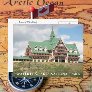 Carte Postale Waterton Lakes National Park Hotel Travel