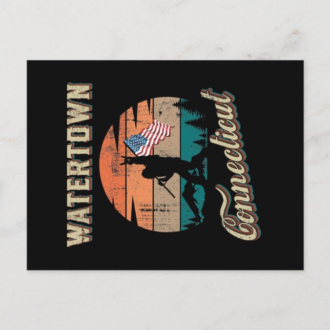Carte Postale Watertown Connecticut (Devant)
