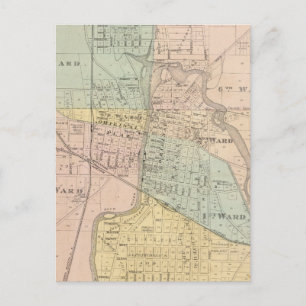 Carte Postale Watertown, Dodge & Jefferson cos