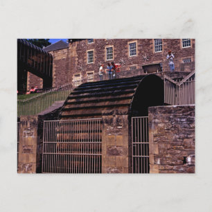 Carte Postale Waterwheel New Lanark Scotland