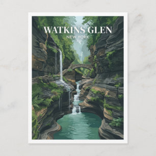 Carte Postale Watkins Glen State Park New York Souvenir