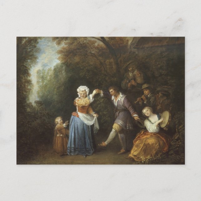 Carte Postale Watteau, Jean-Antoine Art (Devant)