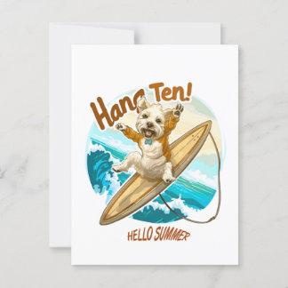 Carte Postale Waves & Woofs Woofs