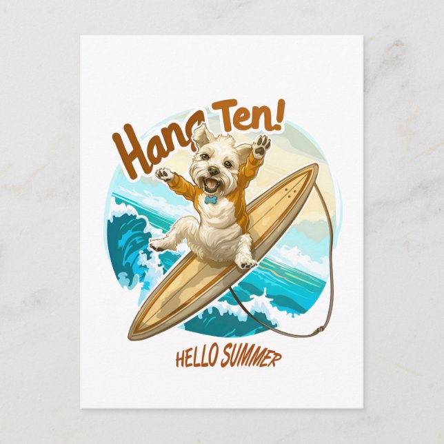 Carte Postale Waves & Woofs Woofs (Devant)