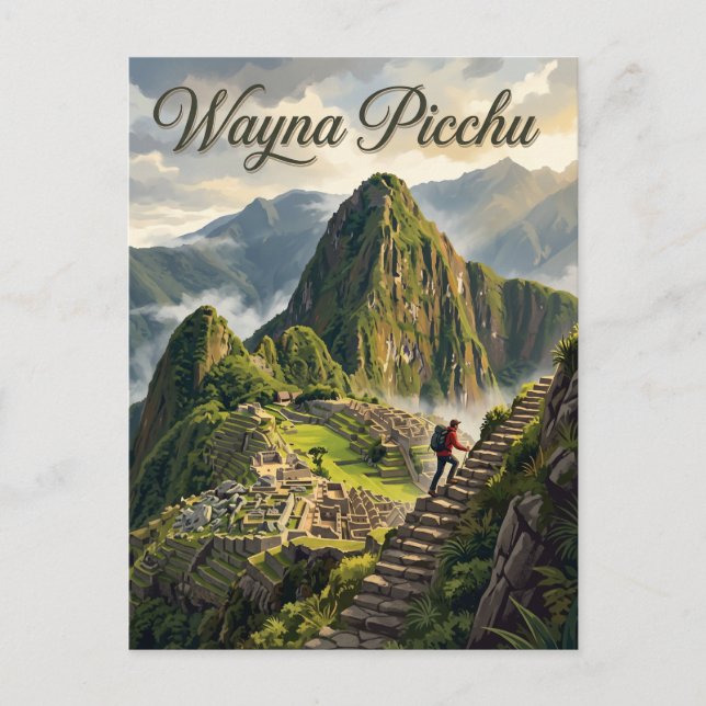 Carte Postale Wayna Picchu Pérou (Devant)