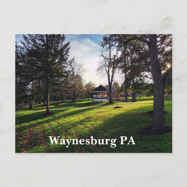 Carte Postale Waynesburg PA (Devant)
