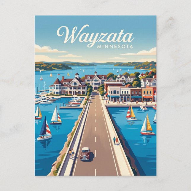 Carte Postale Wayzata États-Unis (Devant)