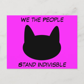 Carte Postale We the People Stand United Postcards