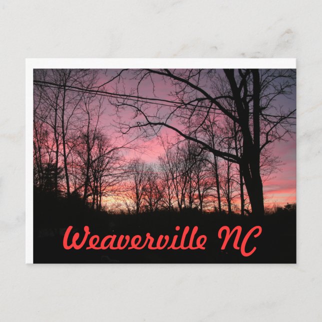 Carte Postale Weaverville NC (Devant)
