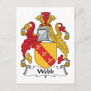 Carte Postale Webb Family Crest