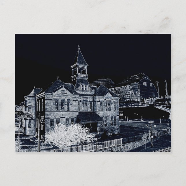 Carte Postale Webster House et Kauffman Centre (Devant)