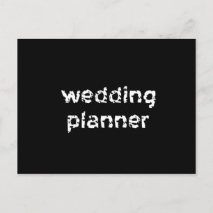 Carte Postale Wedding planner