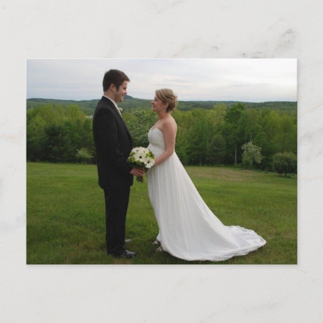 Carte Postale Wedding Thank you (Devant)