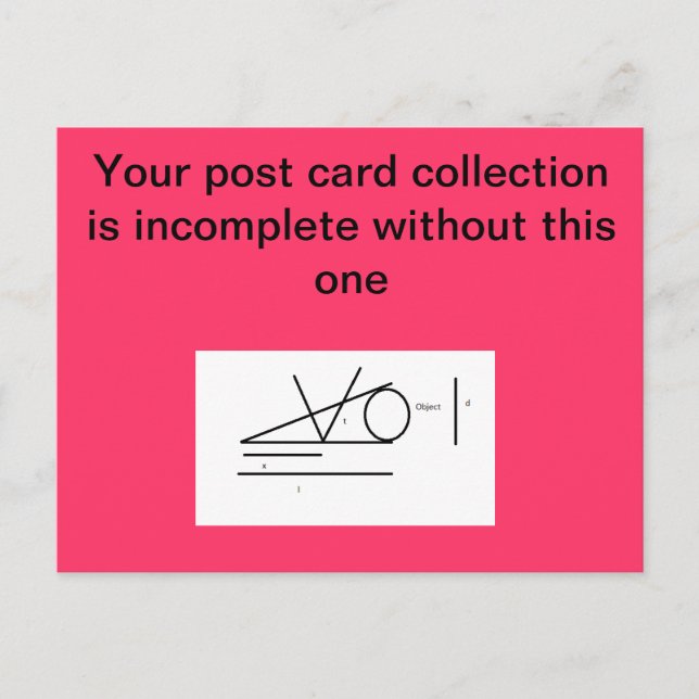 Carte Postale Wedge Fringe (Devant)