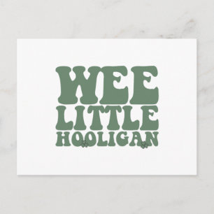 Carte Postale Wee Little Hooligan Kids St. Patrick's Day