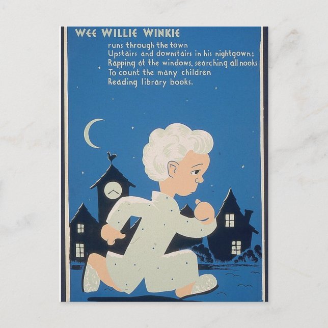 Carte Postale Wee Willie Winkie (Devant)