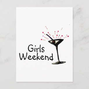 Carte Postale Week-end filles