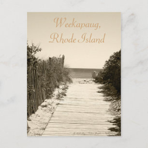 Carte postale Weekapaug Rhode Island