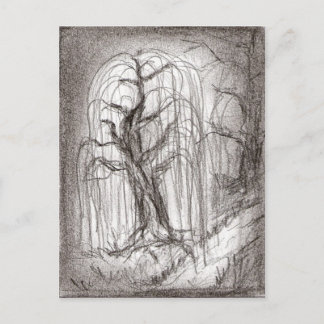 Carte Postale Weeping Willow