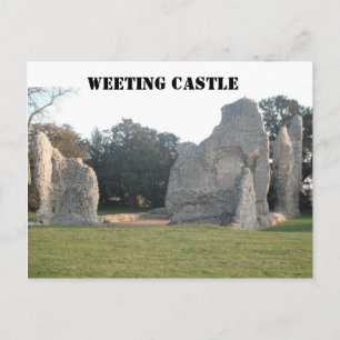 Carte postale Weeting Castle Weeting Norfolk Angle