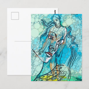 Carte Postale Wegelia, points d'infini par Francis Picabia
