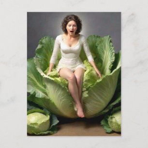 Carte postale Weight Cabbage Lady