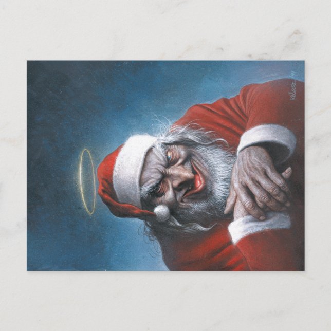 Carte Postale Weihnachtsmann Santa Claus par Sebastian Krüger (Devant)