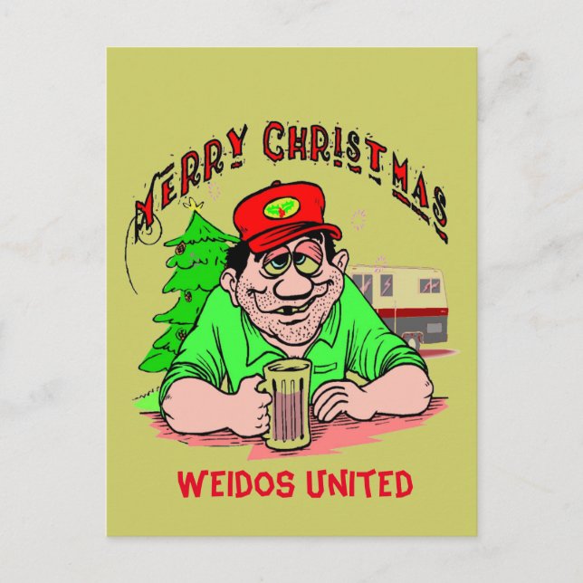 Carte postale Weirdos United Christmas Holiday (Devant)