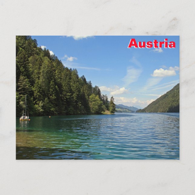 Carte Postale Weissensee, Autriche (Devant)