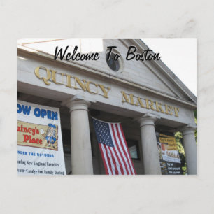 Carte Postale Welcome To Boston