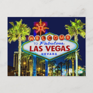 Carte Postale Welcome to Las Vegas Postcard