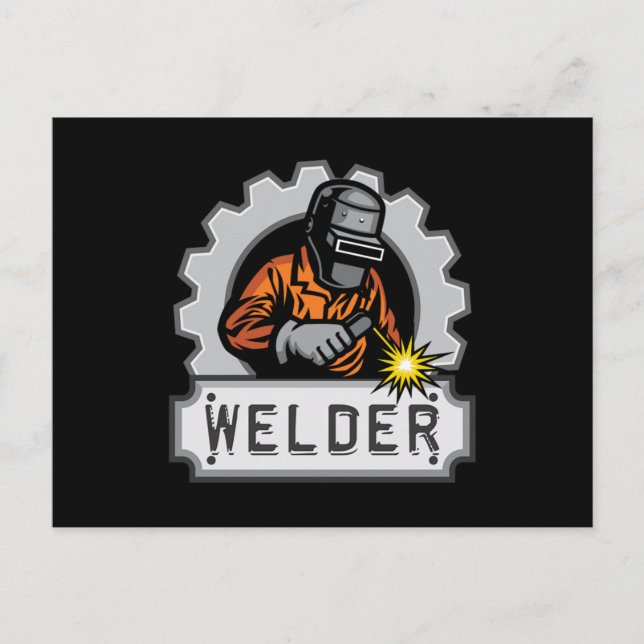 Carte Postale Welder Welding Metal Gift Welders Profession Gift (Devant)
