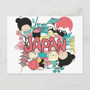 Carte Postale Wellcoda Japon Culture Asie Parade Vie