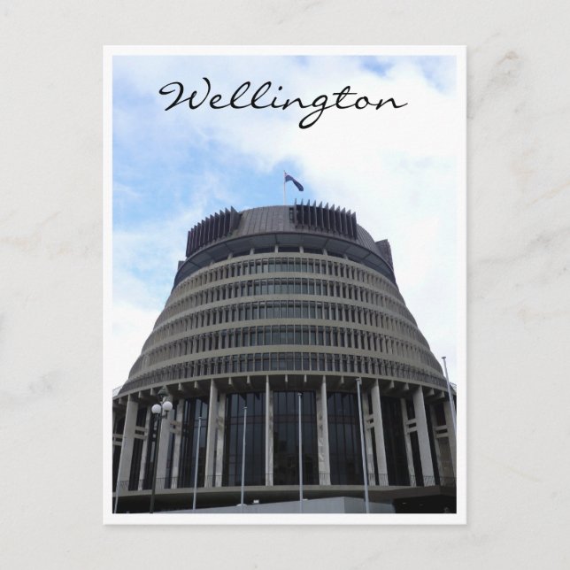 Carte Postale wellington beehive nz (Devant)
