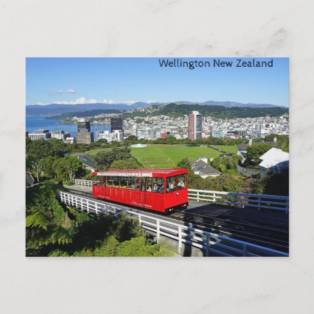 Carte Postale Wellington, Nouvelle-Zélande (Devant)